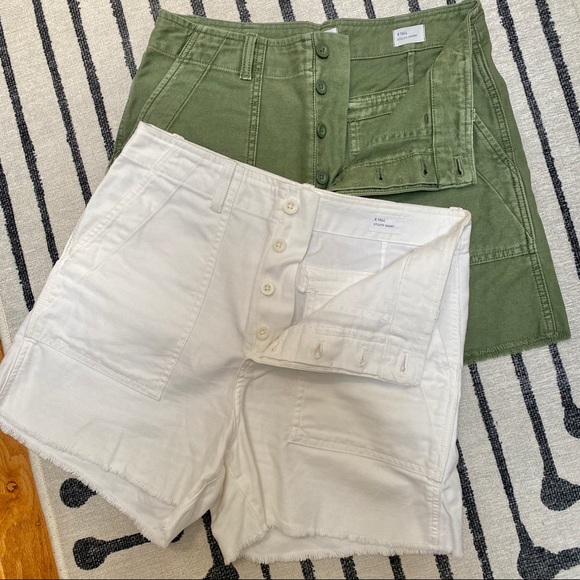 GAP Pants - GAP High Rise Utility Raw Hem Short / 2pair